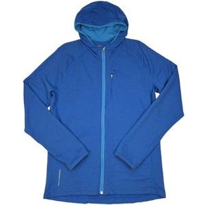 Icebreaker | Shirts | Icebreaker Mens Quantum Merino Wool Gt Full Zip Hoodie  Blue Large | Poshmark